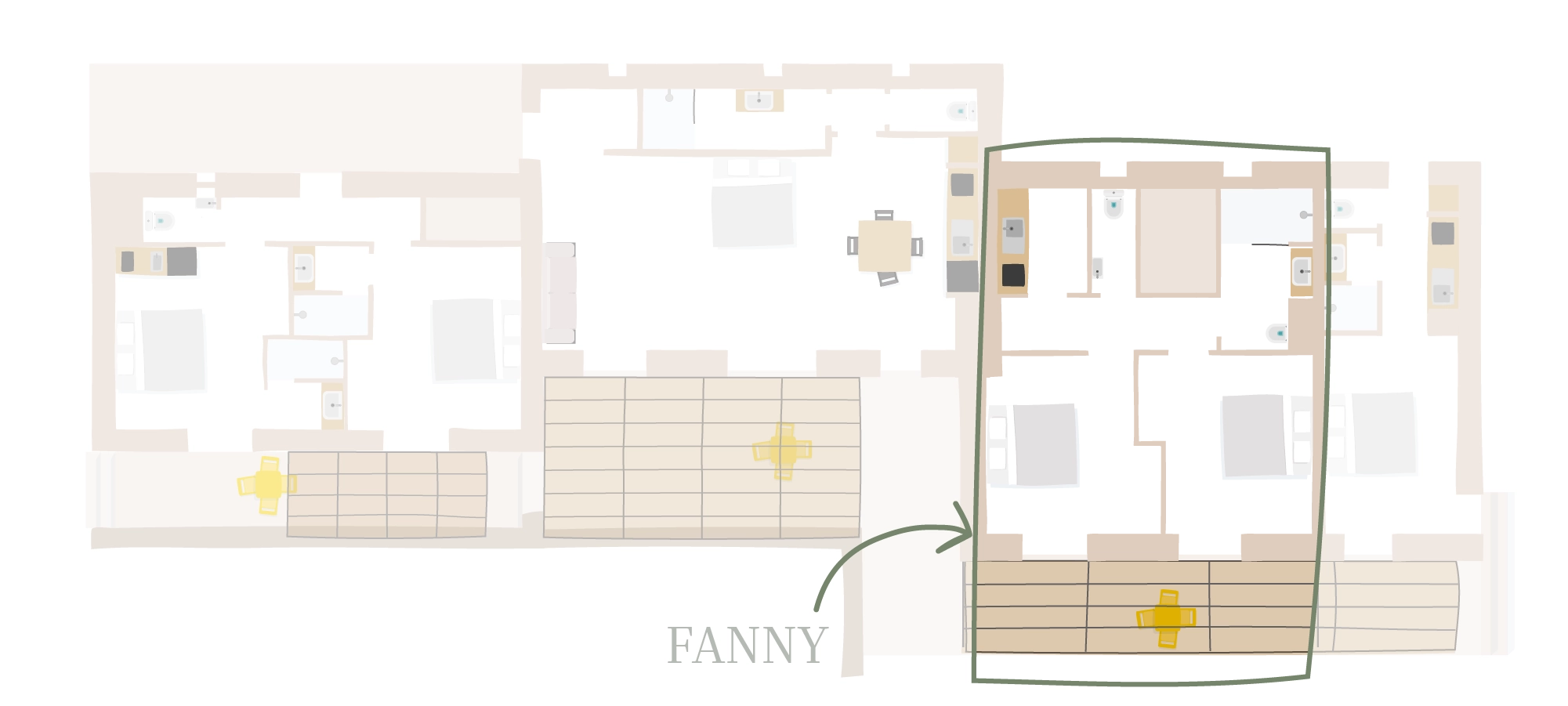 Plan du petit mazet Fanny
