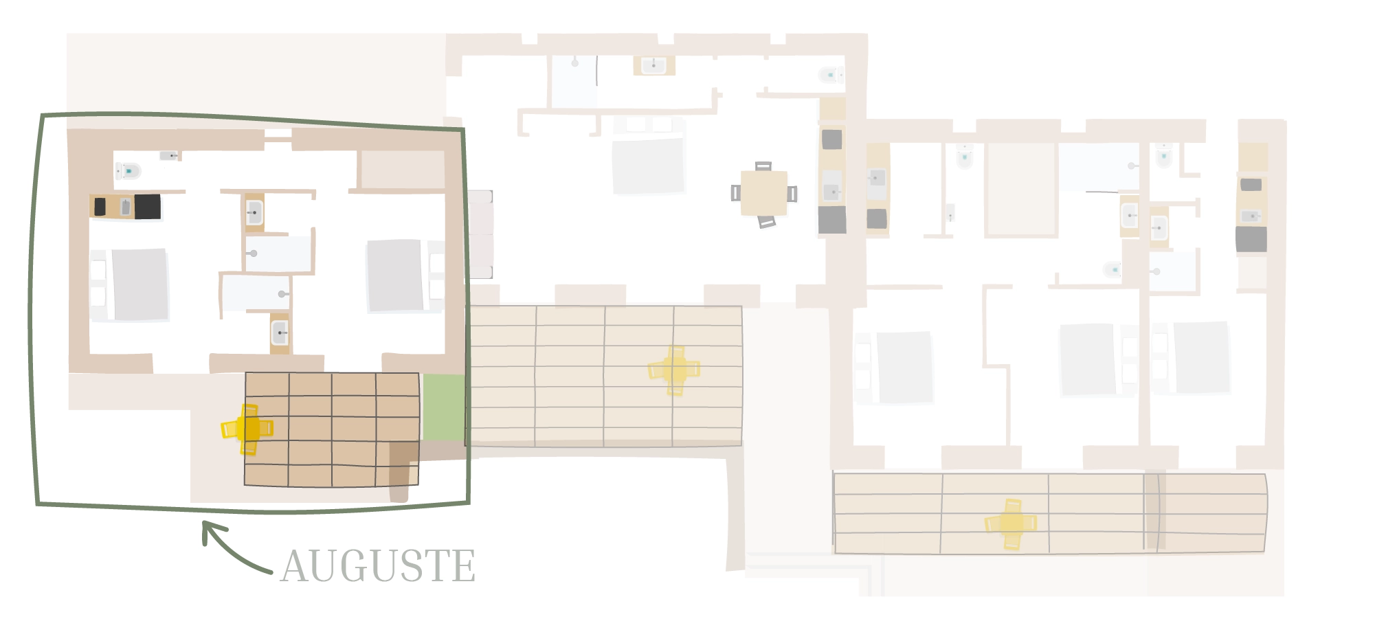 PLAN GALINE ANTONIN Plan du petit mazet Auguste