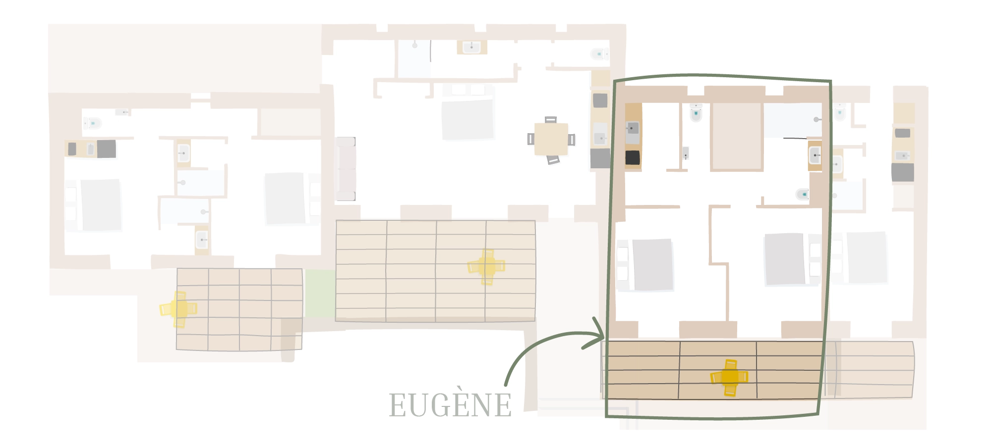 PLAN GALINE EUGENE Plan du petit mazet Eugene